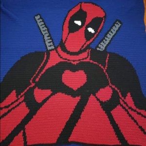 DeadPool Crochet Blanket